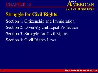 struggle for civil rights