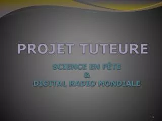 projet tuteure