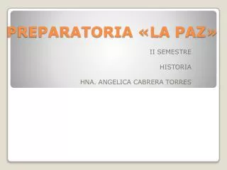 preparatoria la paz
