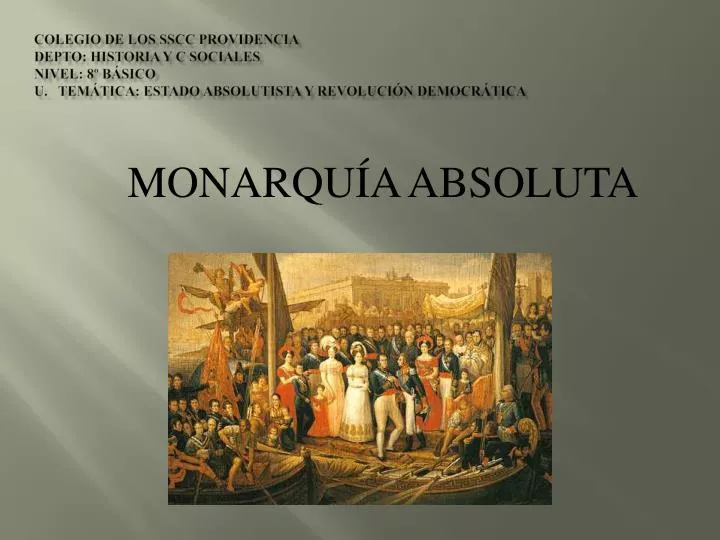 monarqu a absoluta