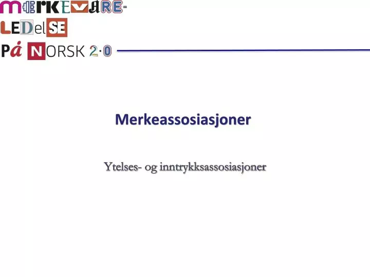 merkeassosiasjoner