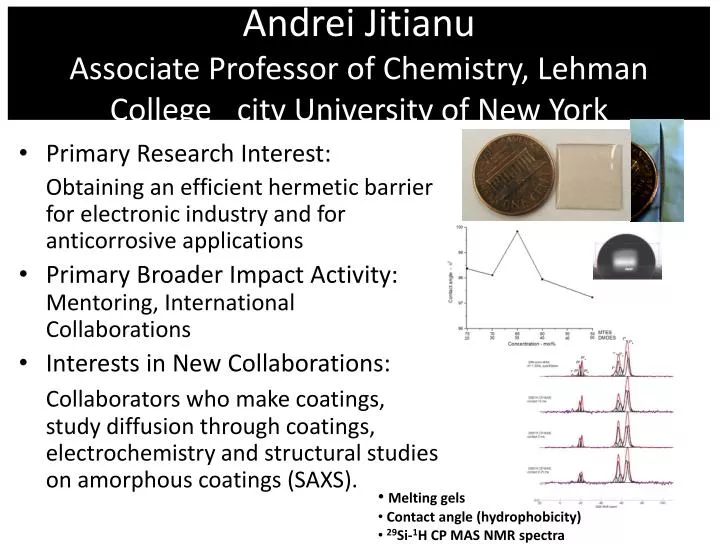 andrei jitianu associate professor of chemistry lehman college city university of new york