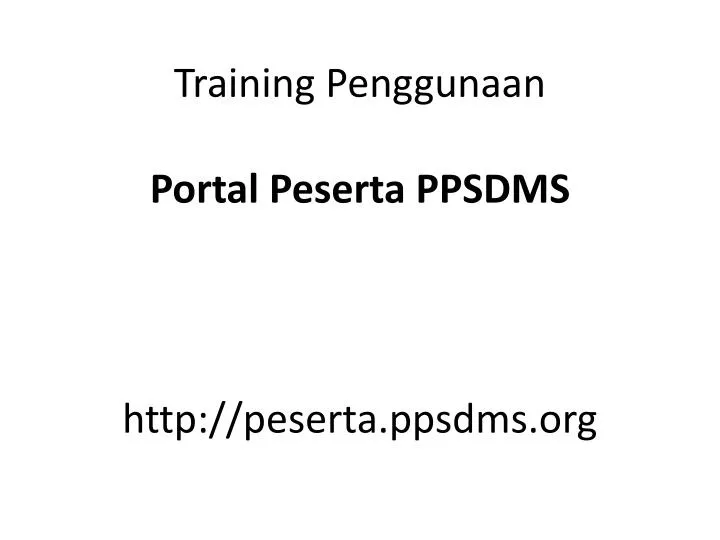 http peserta ppsdms org