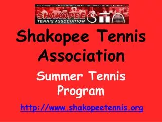 Shakopee Tennis Association