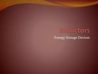 Inductors