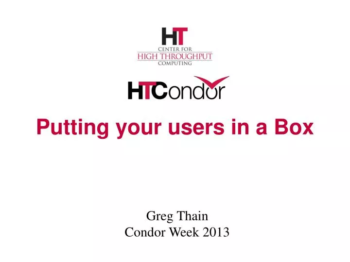 putting your users in a box