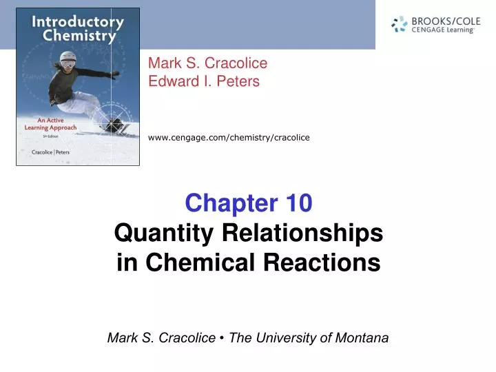 chapter 10 quantity relationships in chemical reactions