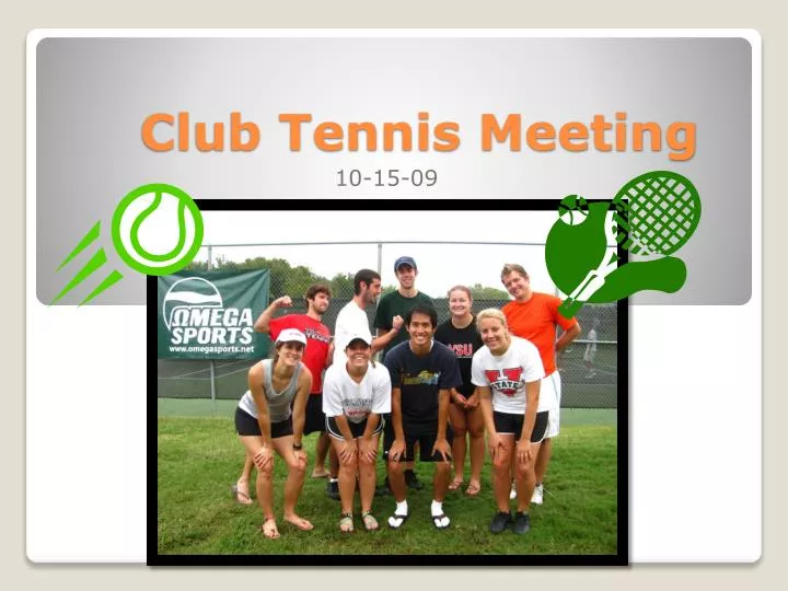 club tennis meeting