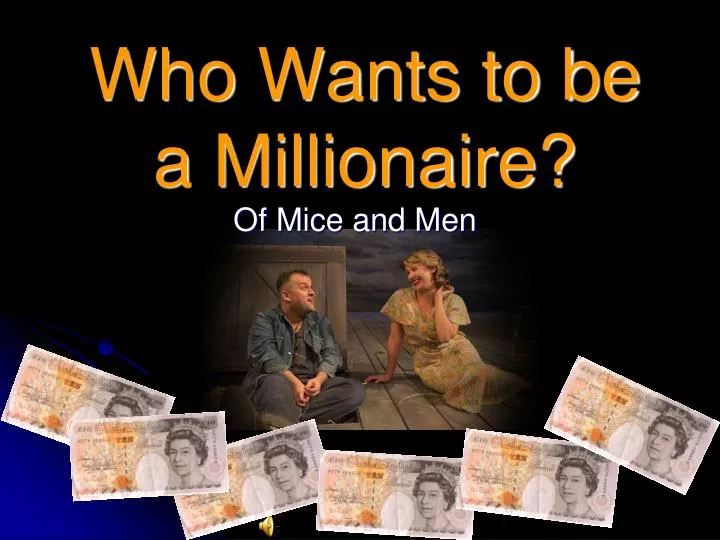 who wants to be a millionaire