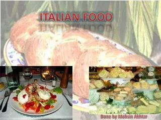 ITALIAN FOOD