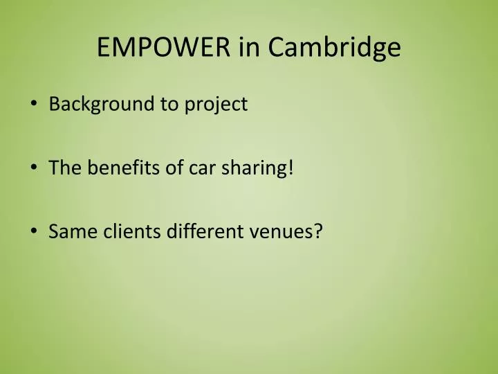 empower in cambridge