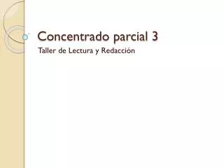 concentrado parcial 3