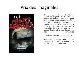 prix des imaginales