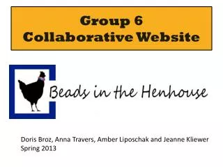 Group 6 Collaborative Website