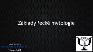 Základy řecké mytologie