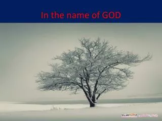 In the name of GOD