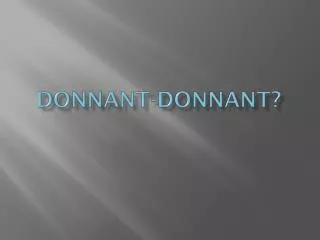 donnant donnant