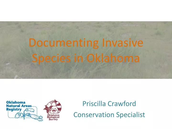 documenting invasive species in oklahoma