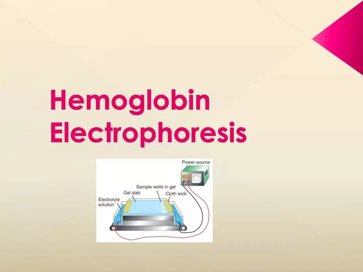 hemoglobin electrophoresis
