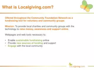 What is Localgiving.com ?