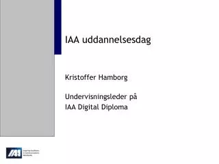 iaa uddannelsesdag