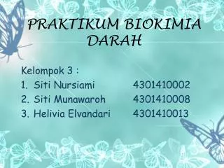 praktikum biokimia darah