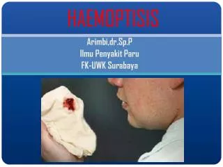 haemoptisis