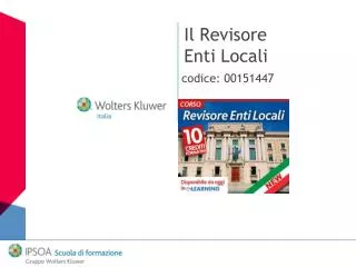 il revisore enti locali