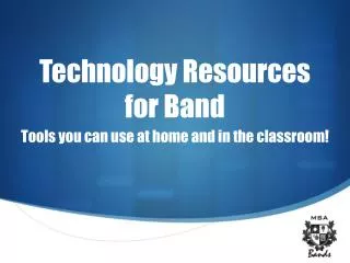 Technology Resources for Band