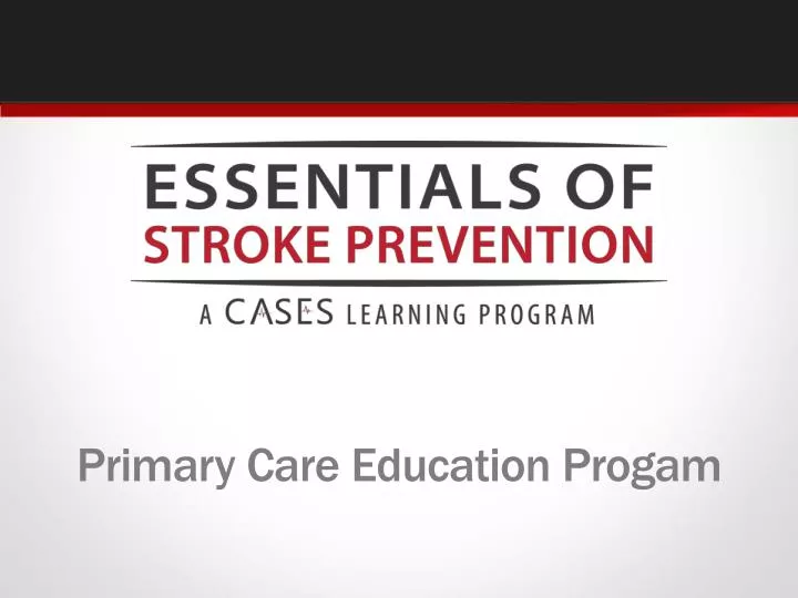 primary care education progam