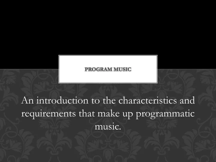 program music