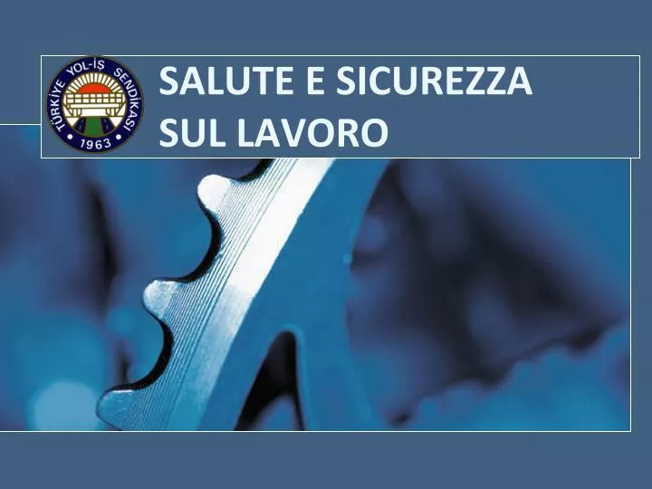 salute e sicurezza sul lavoro