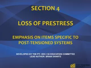Loss of Prestress