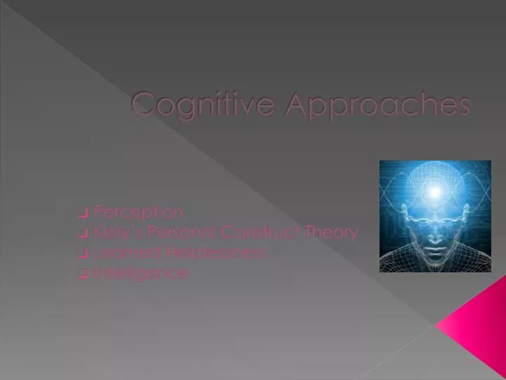 cognitive approaches