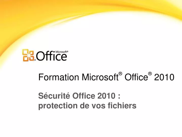 formation microsoft office 2010