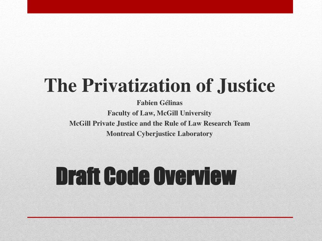 PPT - Draft Code Overview PowerPoint Presentation, free download - ID ...