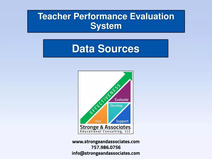 teacher performance evaluation system