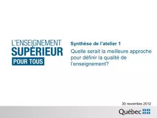 synth se de l atelier 1