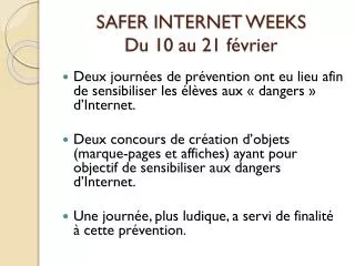 safer internet weeks du 10 au 21 f vrier