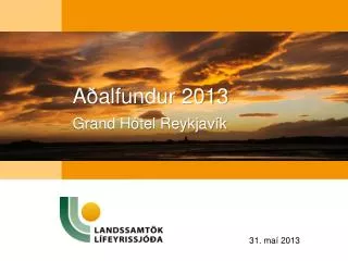 a alfundur 2013