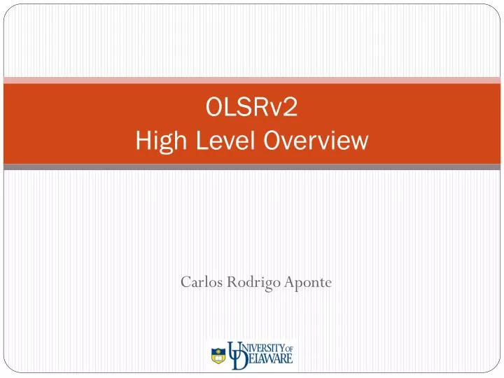 olsrv2 high level overview