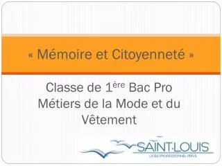 m moire et citoyennet