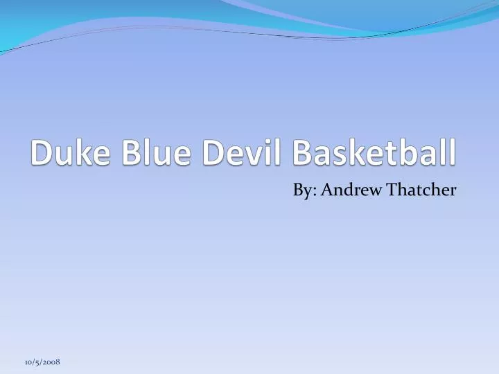 duke blue devil basketball