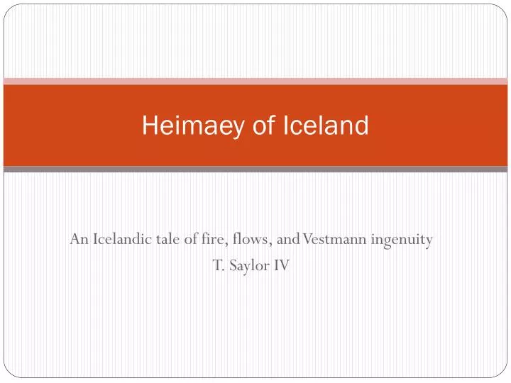 heimaey of iceland