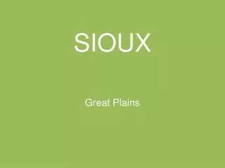 SIOUX