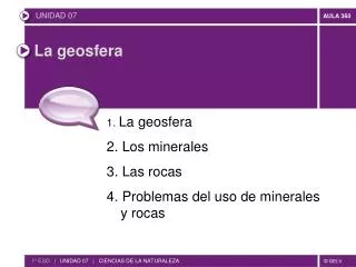la geosfera