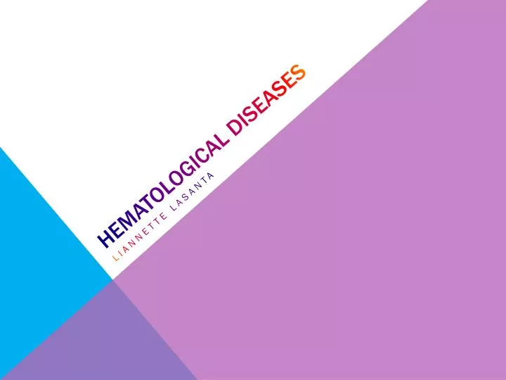 hematological diseases