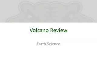 Volcano Review