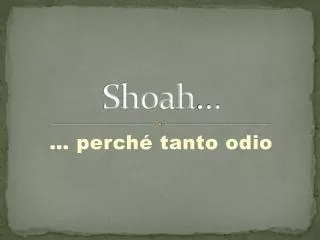 shoah