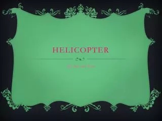 helicopter